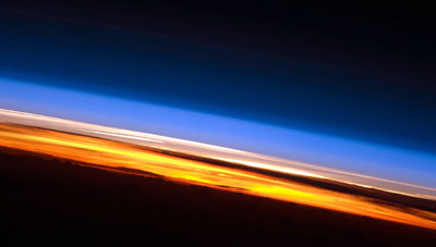 Earth's atmosphere from space, NASA