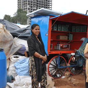 Solar Energy Carts, Photo by SELCO, Solar Pvt. Ltd.