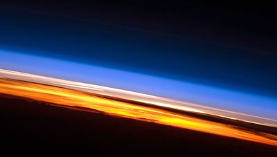 Earth's atmosphere from space, NASA