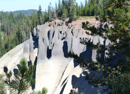 Pinnacles near Crater Lake, Oregon, Photo by Myrna Martin